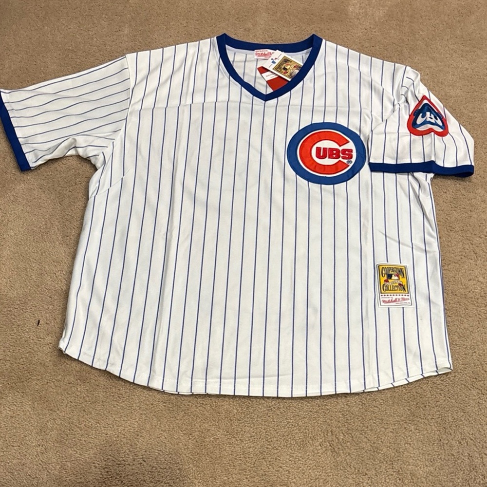 MLB White and Blue Cubs Jersey
